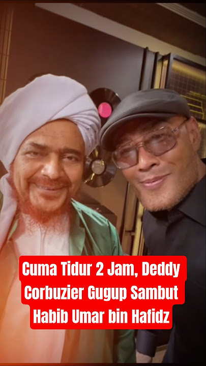 After only sleeping for two hours, Deddy Corbuzier was nervous about welcoming Habib Umar bin Haf...