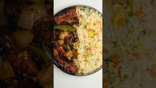 Asian rice and chicken #shorts #asian #asianfood  #rice #chicken