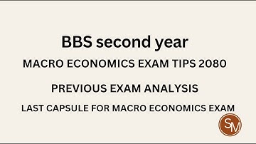 BBS 2nd year - Last capsule to pass Macro-economics exam