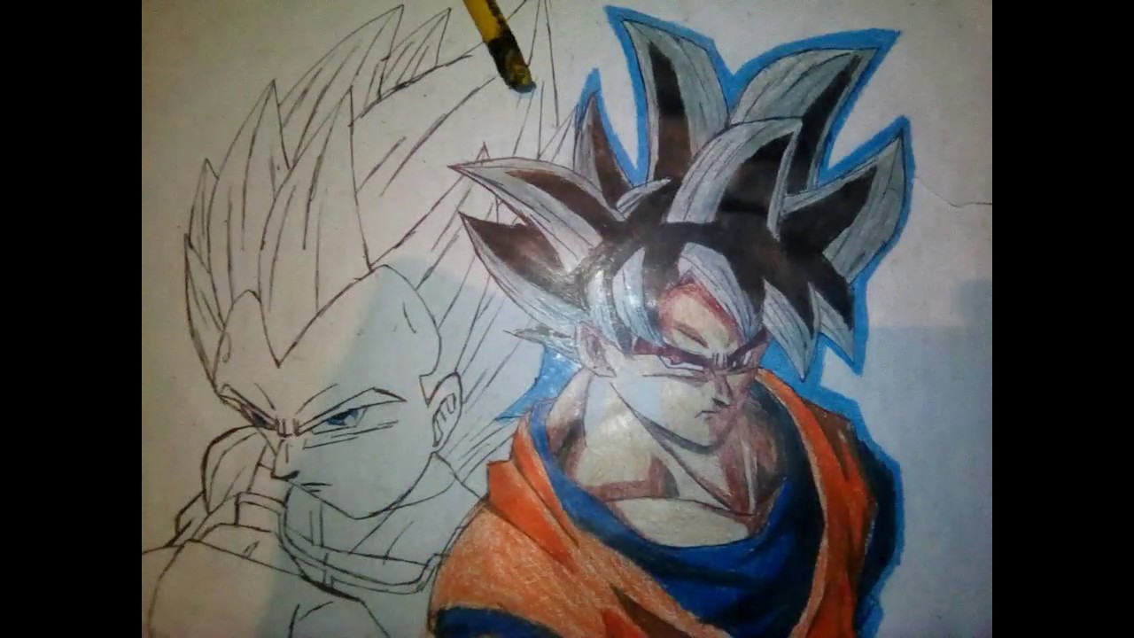 COMO DIBUJAR A GOKU ULTRA INSTINCT - YouTube