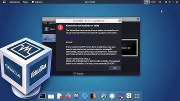 How to fix kernel driver not installed (rc=-1908) in VirtualBox and Linux kernel driver not loaded