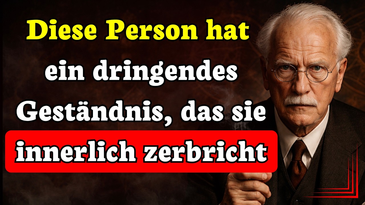 Diese Person hat ein dringendes Geständnis und es zerbricht sie innerlich | Carl Jung
