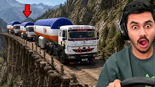 INDIAN OIL TANKER STUCK IN MOUNTAIN😭 | EURO TRUCK SIMULATOR 2 screenshot 4