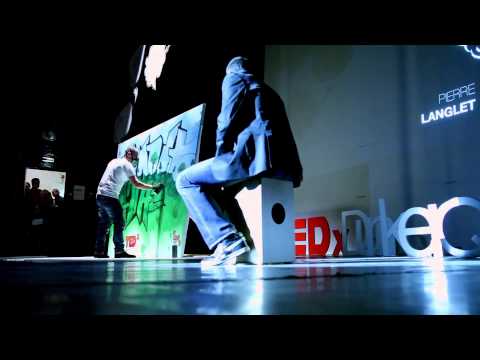 Painting and music duo: Patrice Loones and Pierre Langlet at TEDxDunkerque - Painting and music duo: Patrice Loones and Pierre Langlet at TEDxDunkerque
