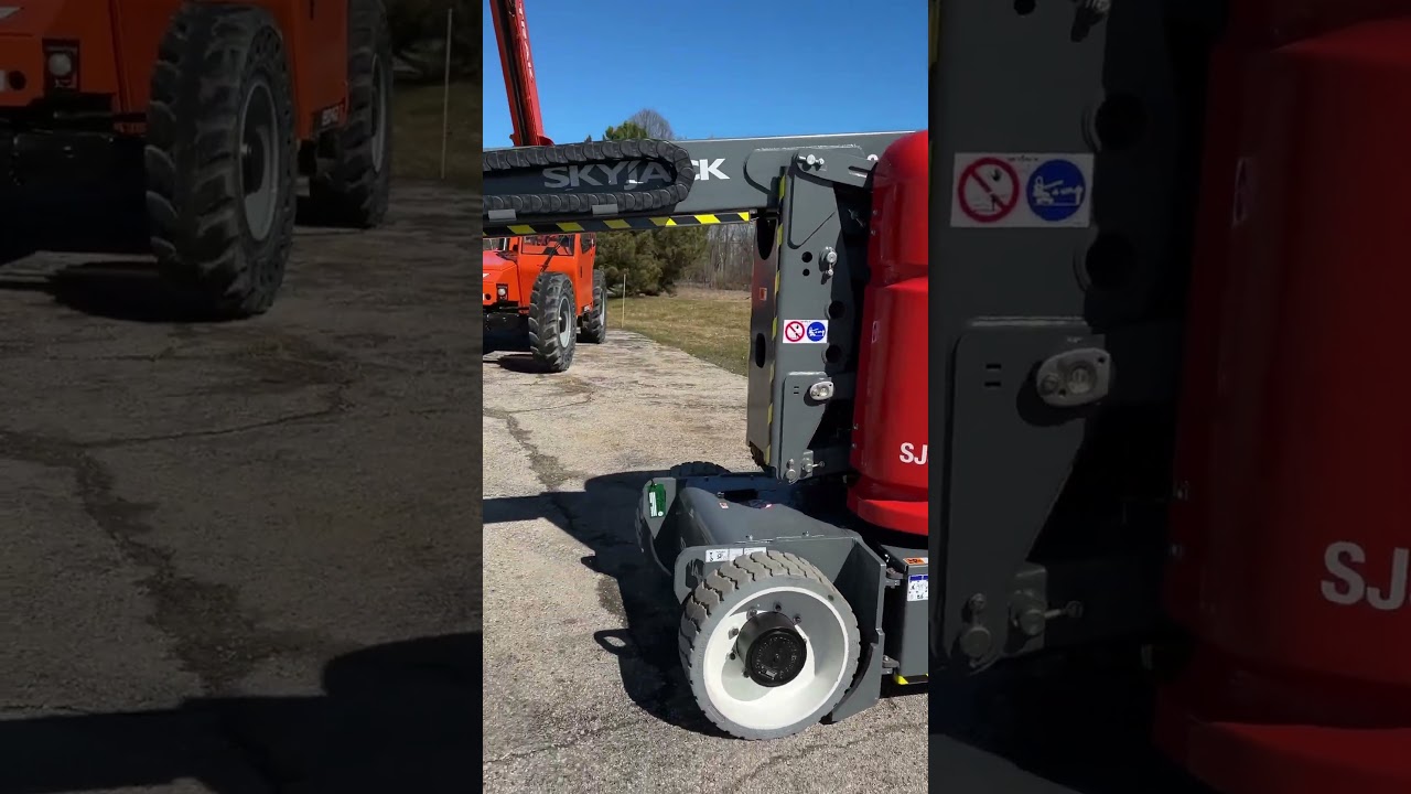 2024 Skyjack SJ30ARJE - 30’ DC boom lift available now at Stack Equipment 