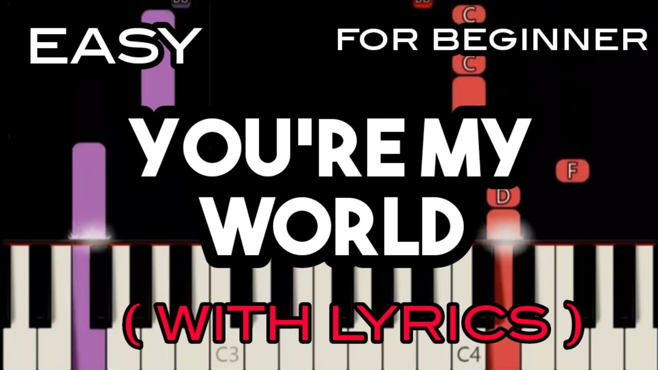 YOU'RE MY WORLD ( LYRICS ) - TOM JONES | SLOW & EASY PIANO - YouTube