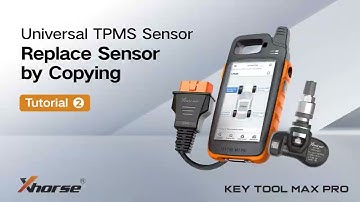 How to Use the Universal TPMS Sensor by Copying via Max Pro?