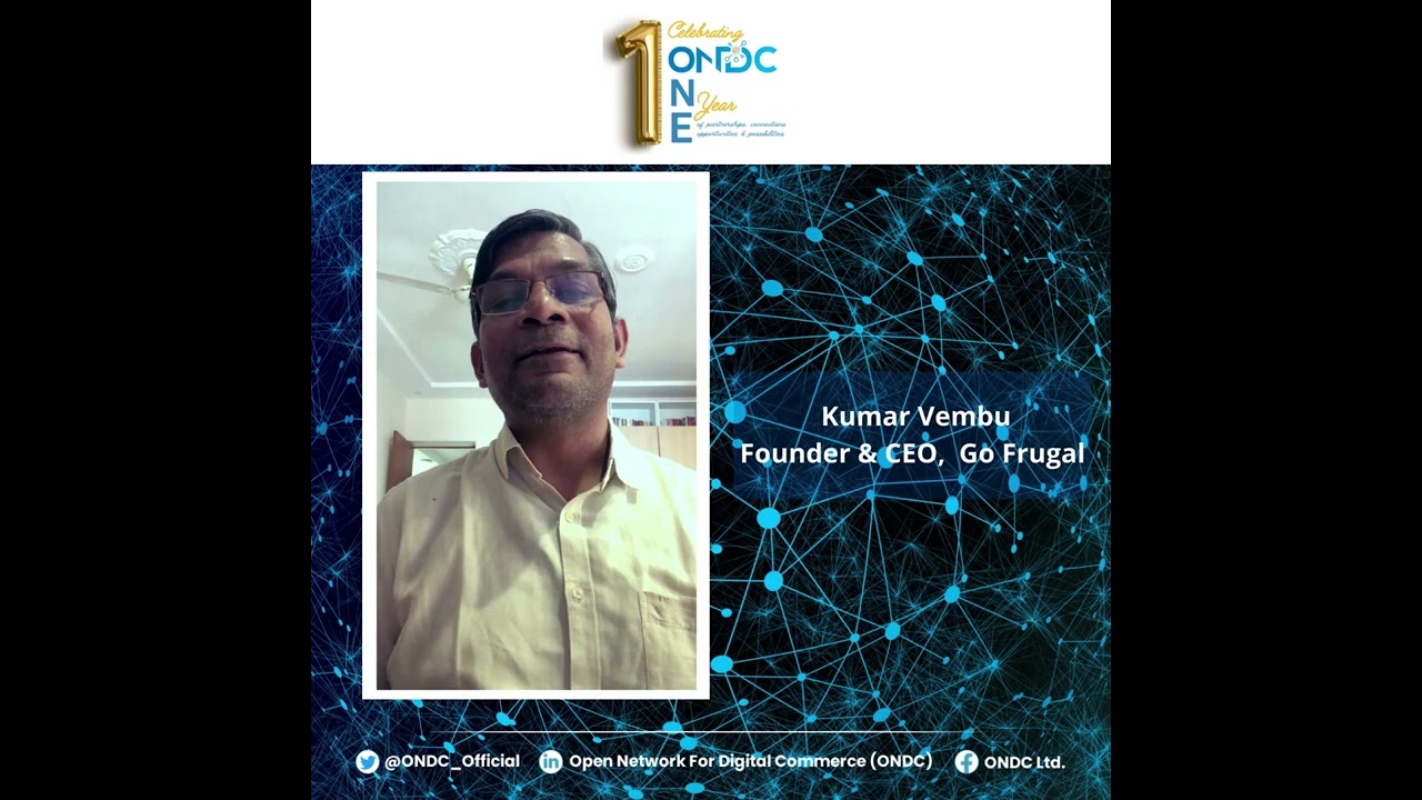 Foundation Day | Kumar Vembu, Founder & CEO, GO FRUGAL