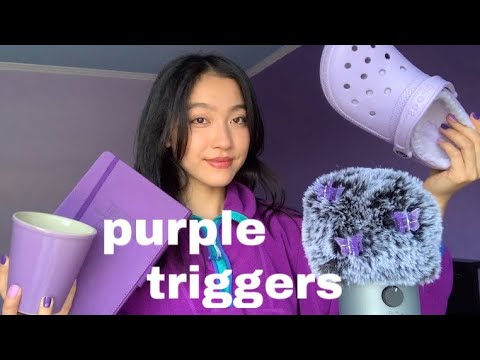 PURPLE ASMR (the SUPERIOR COLOR) 💜😃💁🏻‍♀️ 수면 보조제 | 放鬆入睡