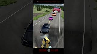Moment before cooked BeamNG #beamngColorful small to giant cars vs pits#Chil