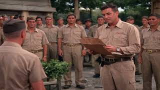 Sergeant Carter Reads Orders as the Platoon Stands