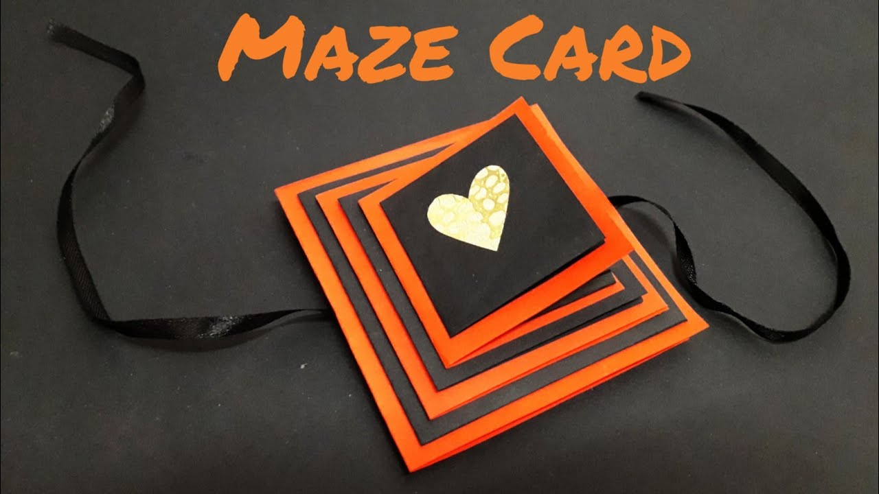 Easy Maze Card Tutorial | DIY | Birthday Card | Easy Greeting Card