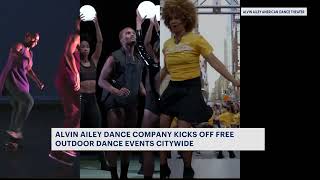 Alvin Ailey American Dance Theater kicks off series of outdoor events in city
