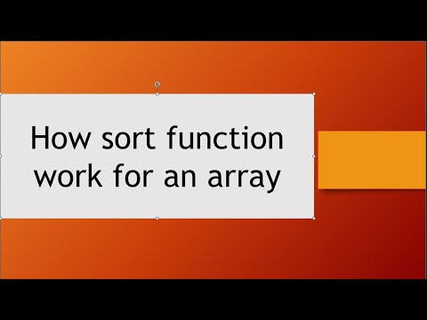 (Bangla C++ programming video) How to sort arrays in c++, array sorting with build in sort function