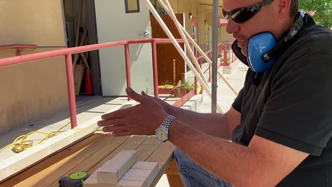 DIY Yard Block Stacking Game