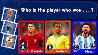 Guess the Player Based on Their Trophy &amp; Award Wins I Football Quiz