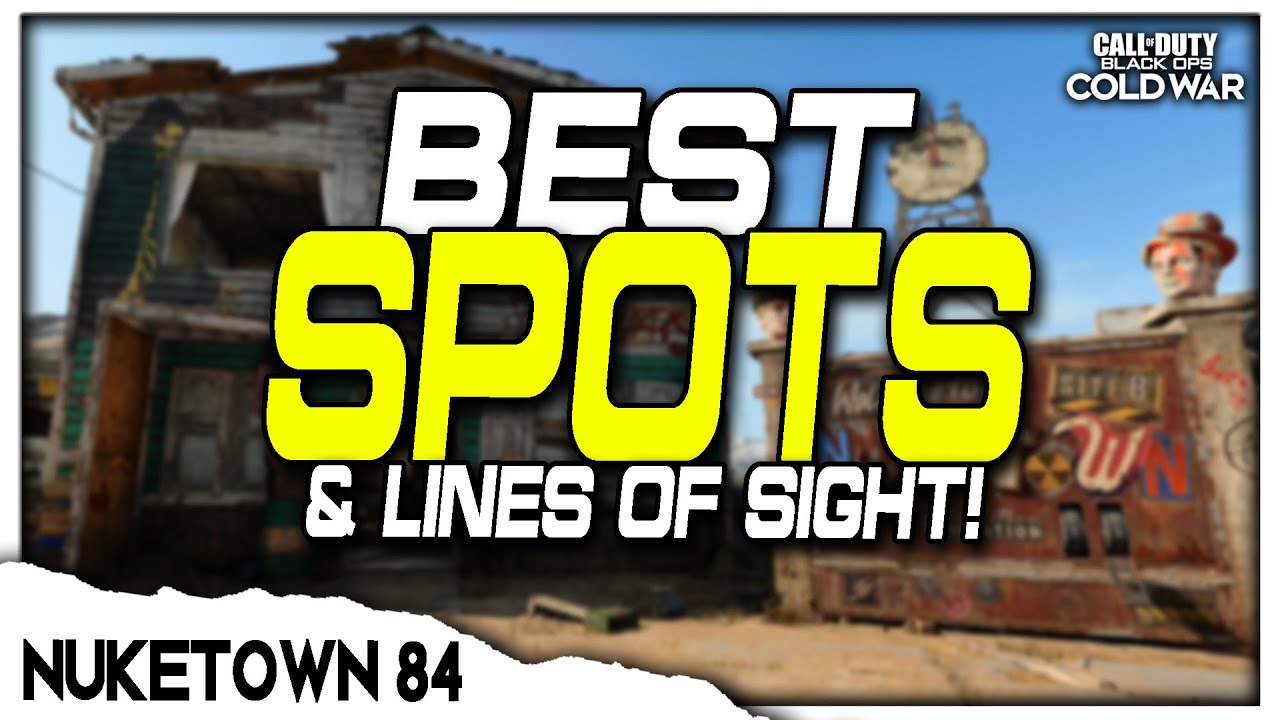 Best Spots & Lines of Sight on Nuketown "84 | (Maps Exposed! #1)