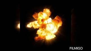 distant explosion