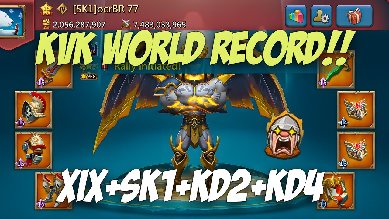 Lords Mobile - 36BILLION 4WAYS KVK POINTS! WORLD RECORD - KVK ACTION IN ...
