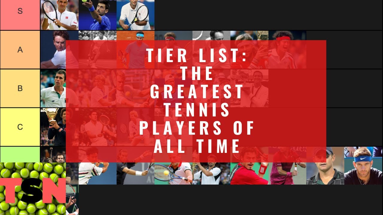 TIER LIST THE GREATEST TENNIS PLAYERS OF ALL TIME TopSpin News YouTube