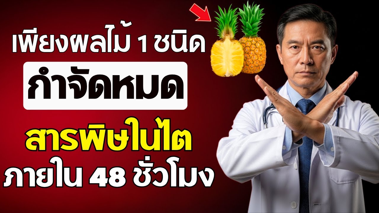 คุณหมอแนะนำ: 4 ผลไม้ยอดนิยมที่ช่วยล้างพิษไตของคุณในขณะที่คุณนอนหลับ