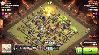 Toronto 2.2 clash of clan war #2 attack 20150216