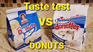 Taste test Which donut will win tastetest donuts littledebbie hostess biscuitsan