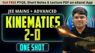 Kinematics 2D in One Shot : All Concepts & PYQs Covered | JEE Main & Advanced | eSaral
