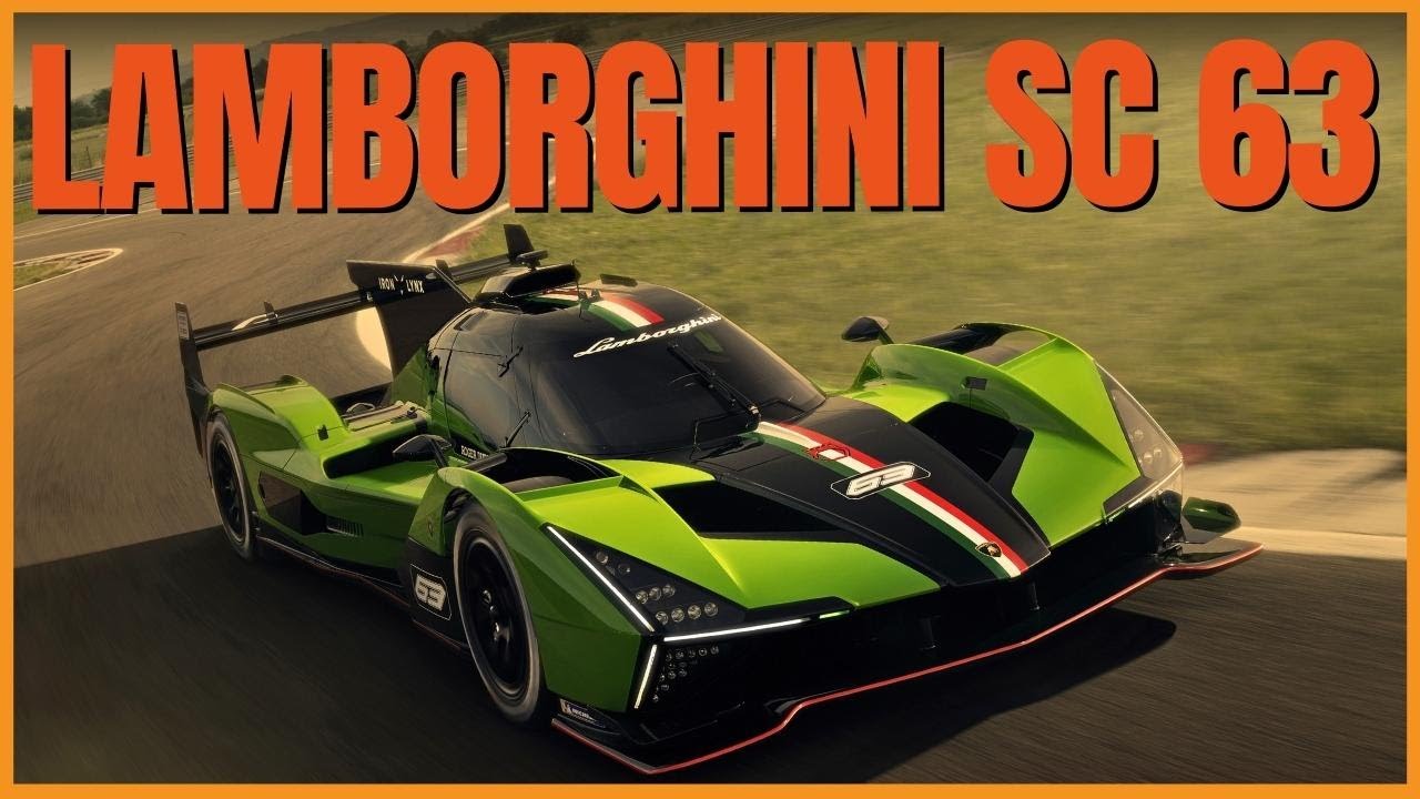 LAMBORGHINI SC 63 INCRÍVEL HIPERCARRO HÍBRIDO PARA CORRIDAS DE