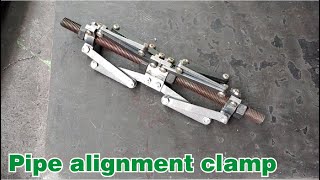 DIY 파이프직선클램프 / 파이프 직선 고정 tool / pipe welding alignment clamp by 철공TV - Ironworker 17,264 views 4 years ago 10 minutes, 5 seconds