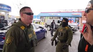 'How do I know you’re a U.S. citizen?' ICE agent confronted by protest after questioning man in MN