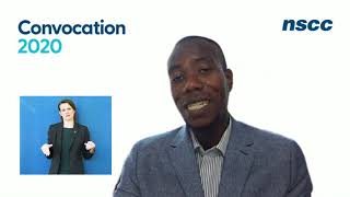 IT Campus Valedictorian Mashud Zebo - NSCC Convocation 2020