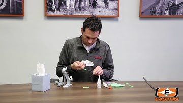How to Fletch arrows using the Easton Quick Bond Vane Primer Pen