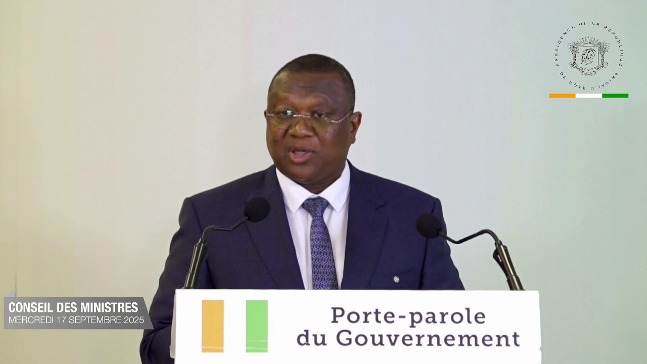 EN DIRECT | Compte-rendu du Conseil des Ministres de ce mercredi 17 septembre 2025.