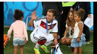 Ann Kathrin Brömmel with Mario Götze Celebrating @ World Cup Final 2014