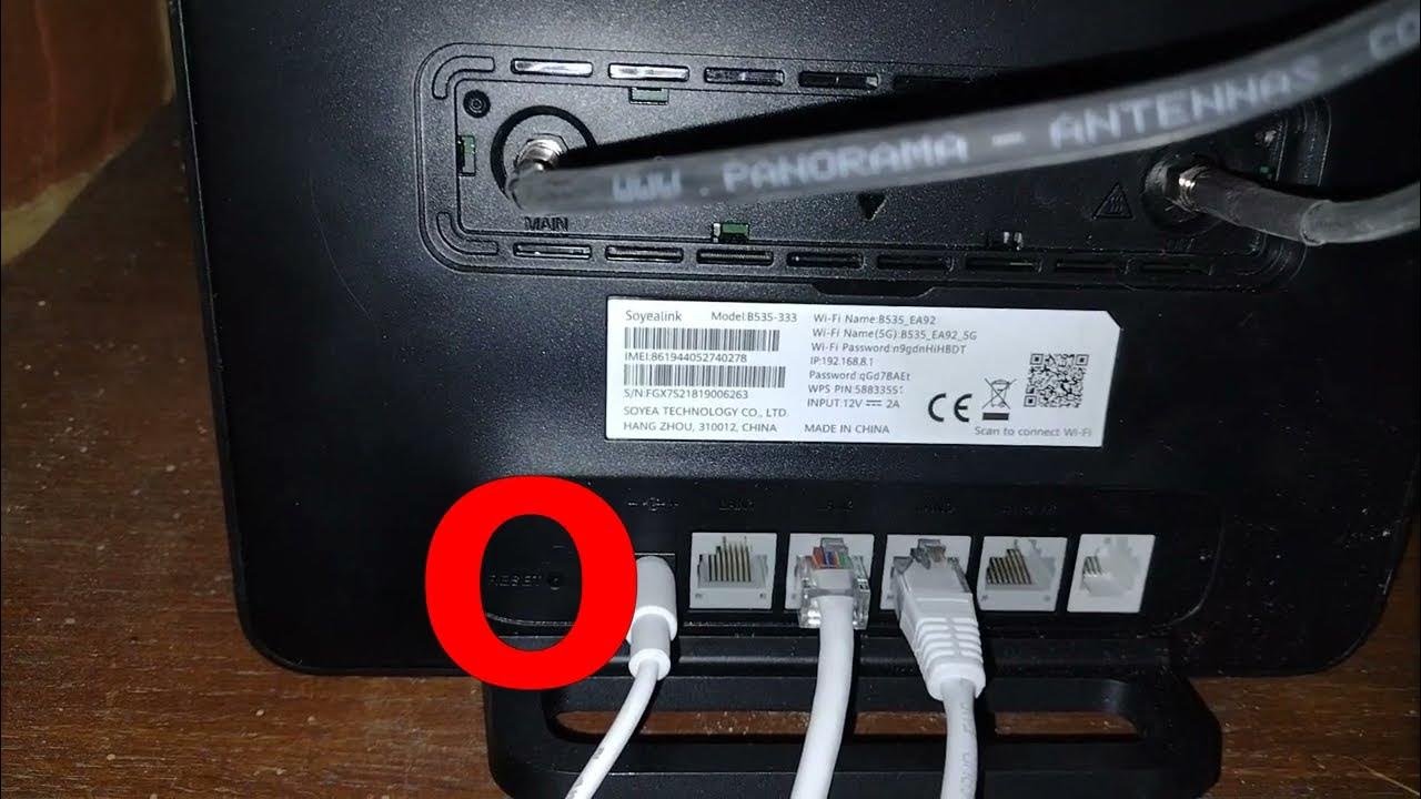How to factory reset a Soyealink B535-333 (Huawei) 4G WiFi Router - YouTube