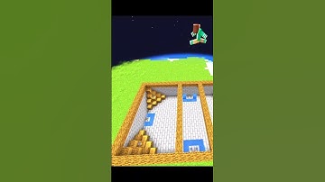 MINECRAFT underground epic bunker😱😱|#viral #shorts #youtubeshorts