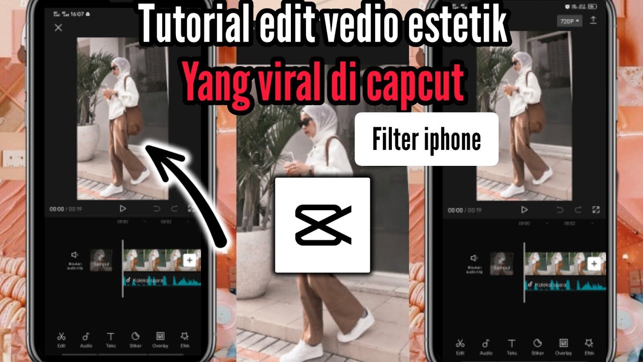 tutorial edit video estetik yang viral di capcut #filterretro - YouTube