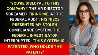 HR Fired Me for Disloyalty, But My Patent Triggered an $20 6M Federal Fine