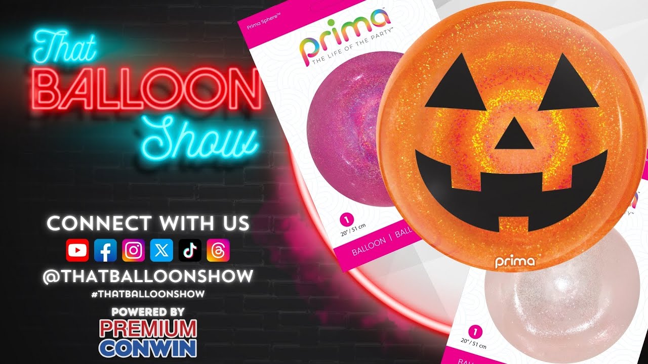 That Balloon Show: Glitter Spheres & Jack O Lantern Sphere!