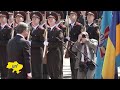 Ukrainians Cheer President Poroshenko: New leader receives warm welcome in the national capital