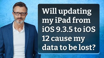 Will updating my iPad from iOS 9.3.5 to iOS 12 cause my data to be lost?