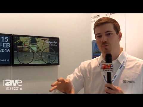 ISE 2016: Zebrix Shows Off their Content Management System with Samsung Technology