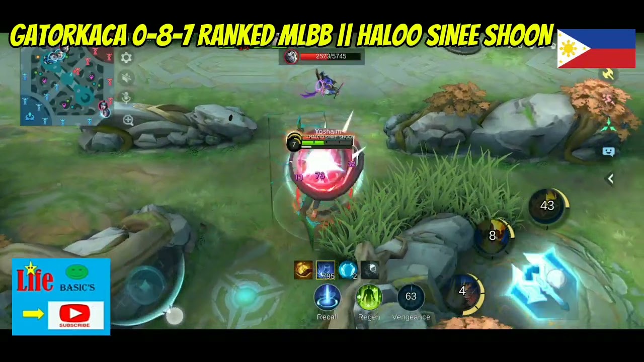 GATOTKACA MLBB 0-8-1 RANKED - A Hard Battle, Never Surrender! 💥 || 2025년 02월 22일