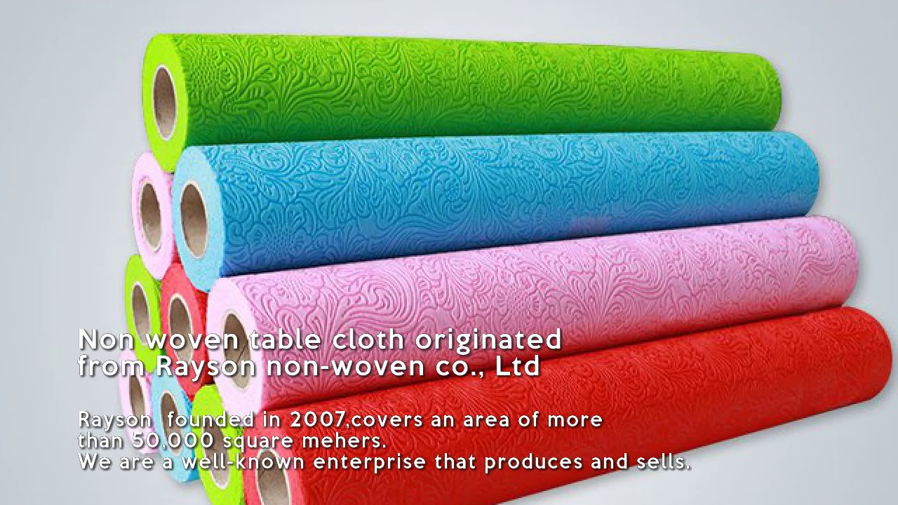 Different pattern non woven tablecloth