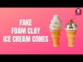 フェイクアイスクリームスワール＆amp;アイスクリームスクープ-Playcode3AirDry Foam Clay