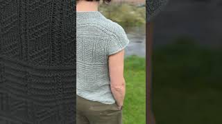 Traditional Gansey Stitches, Modern Knit Top