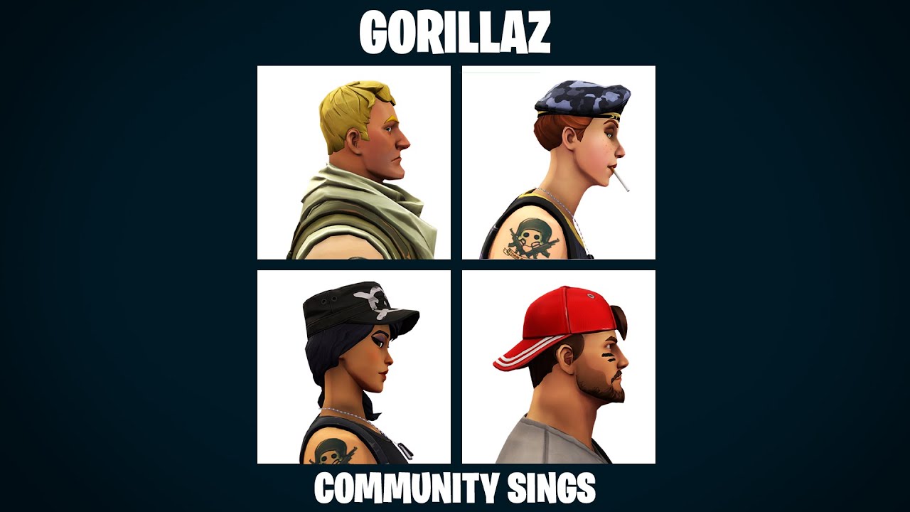 Fortnite Community Sings Feel Good Inc. (Gorillaz) YouTube