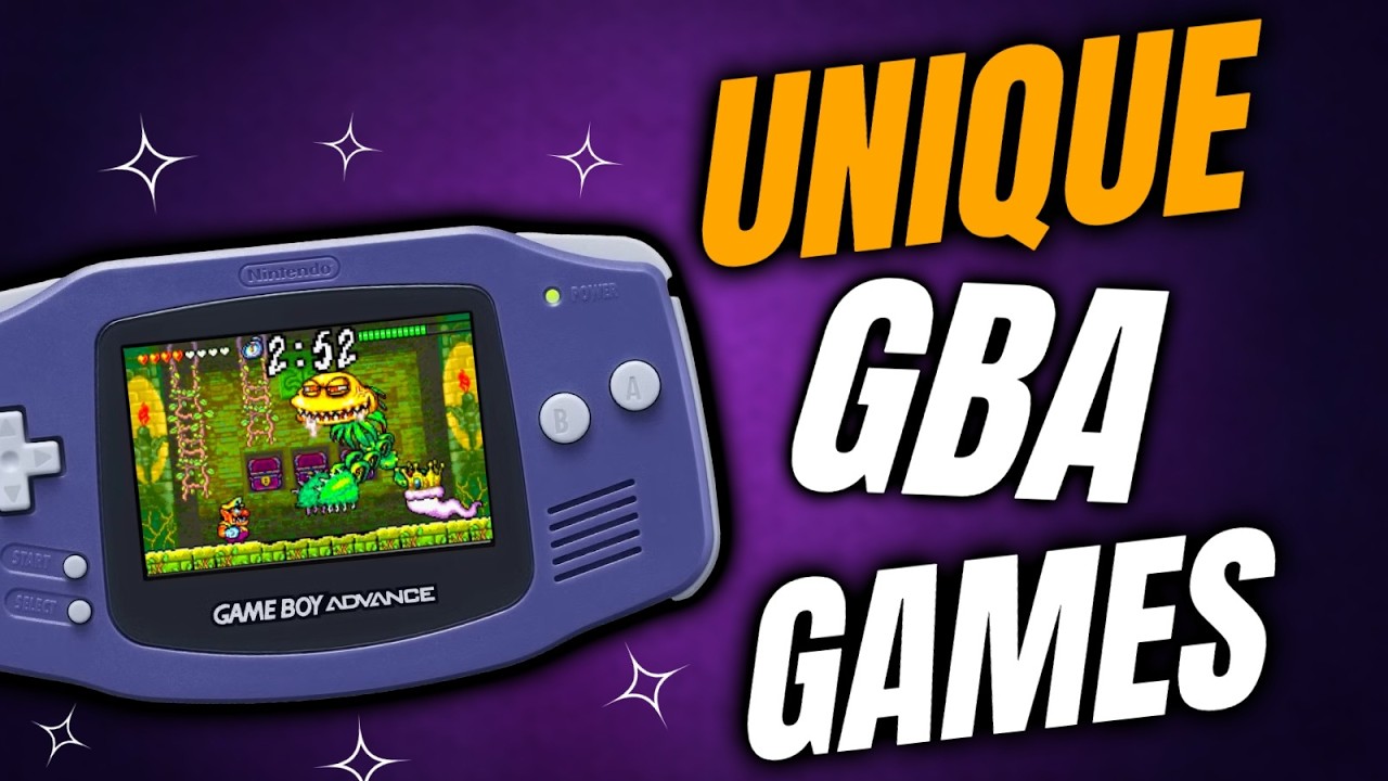 15 MOST Unique GBA Games Nobody Talks About - BAD ASS LIST !!