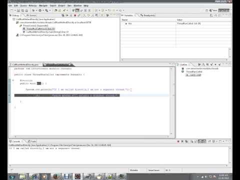 What happens if the thread's run method directly will it start a thread, Java Interview Question Ans